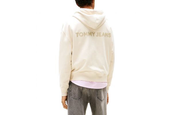 Men's Beige Tjm Crp New Classics Zip Thr Tommy Jeans DM0DM21626-ACH