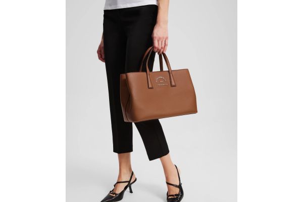Γυναικεία K/Rsg Satchel Τσάντα Καφέ Karl Lagerfeld A3W30315-1UR DARK TAN