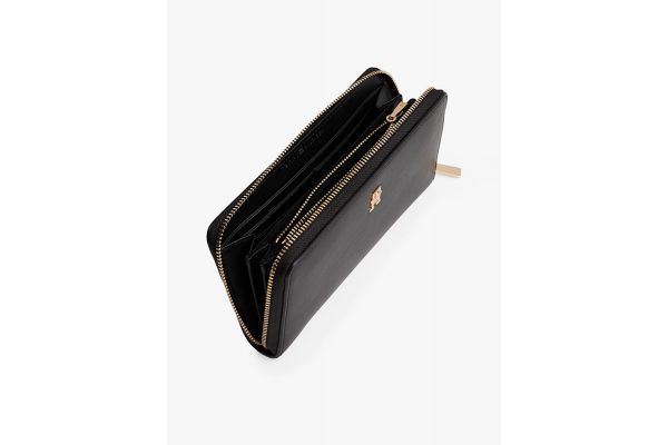 Women's Black TH Icon Lrg Za Wallet Tommy Hilfiger AW0AW17744-BDS