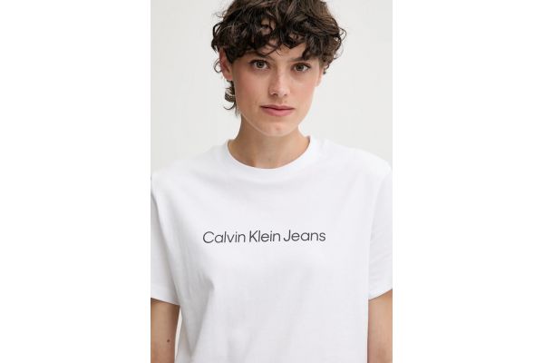 Γυναικείο T-shirt Λευκό Calvin Klein LV047C912G-YAA