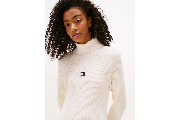 Γυναικείο Πλεκτό Φόρεμα Off White Tommy Jeans DW0DW22167-YBH