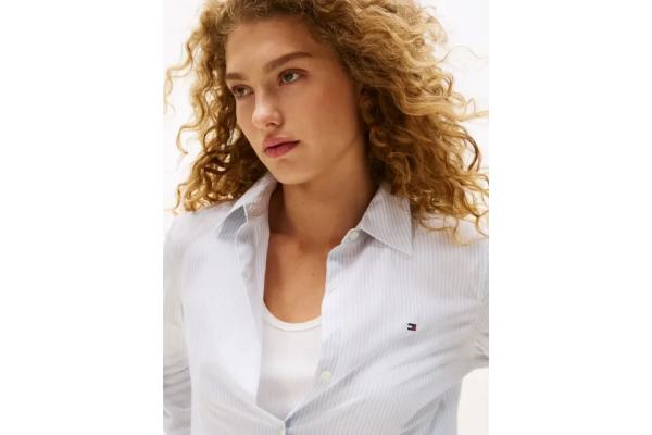 Γυναικείο Πουκάμισο Γαλάζιο Tommy Hilfiger WW0WW47169-0Y6