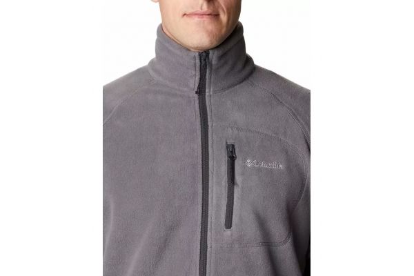 Men's Grey Fast Trek II Full Zip Fleece Columbia 1420421-023