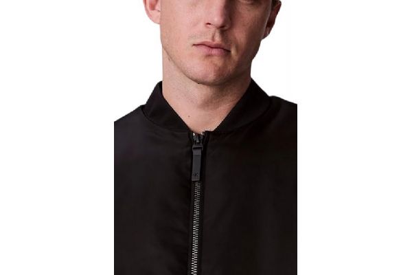 Men's Black Ls Nylon Bomber Jacket Calvin Klein LV04RC526G-UB1