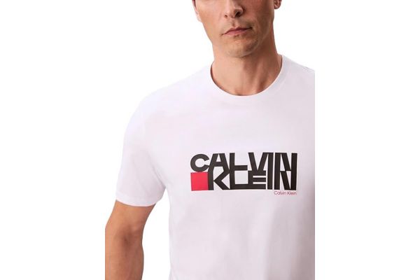 Ανδρικό T-shirt Λευκό Calvin Klein LV04RD814G-YAA