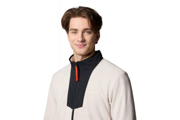 Men's Ecru Sequoia Grove Full Zip Fleece Jacket Columbia 2095891-277