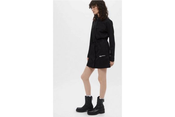 Γυναικείο Utility Φόρεμα-Πουκαμίσα Μαύρο Karl Lagerfeld Jeans A3W13018-999 BLACK