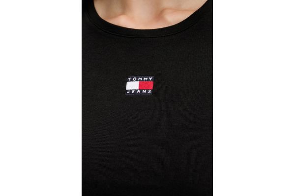 Women's Black Tjw Slim Sh Badge Tank Top Tommy Jeans DW0DW20896-BDS
