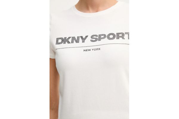 Women's White T-shirt DKNY DP5T1376-1YR