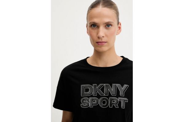 Women's Black T-shirt DKNY DP5T1346-BSV