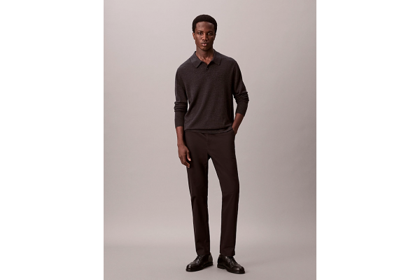 Ανδρικό Παντελόνι Μαύρο Calvin Klein LV04LD614G-UB1