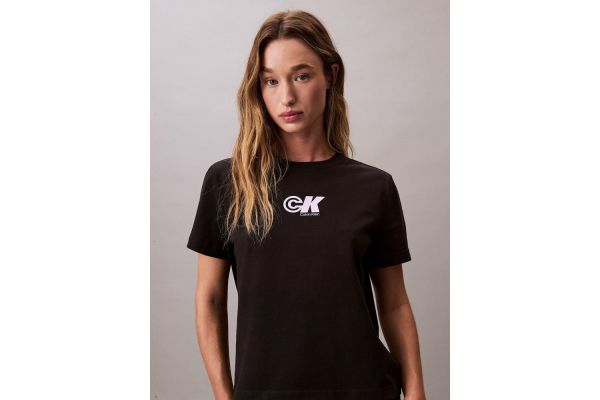 Γυναικείο T-shirt Μαύρο Calvin Klein LV047C839G-UB1