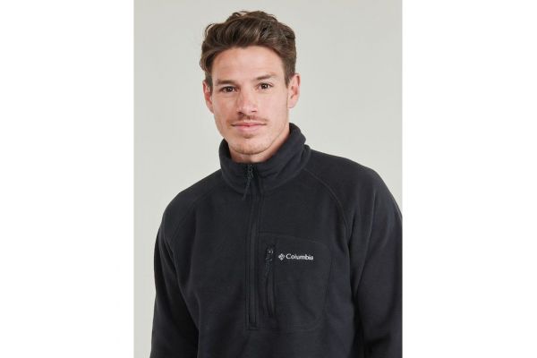 Men's Black Fast Trek III Half Zip Fleece Columbia 1553511-013