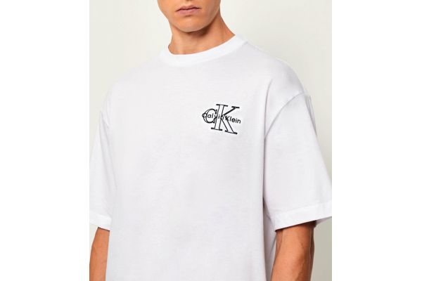 Ανδρικό T-shirt Λευκό Calvin Klein LV04RC856G-YAA Ανδρικό T-shirt Λευκό Calvin Klein LV04RC856G-YAA