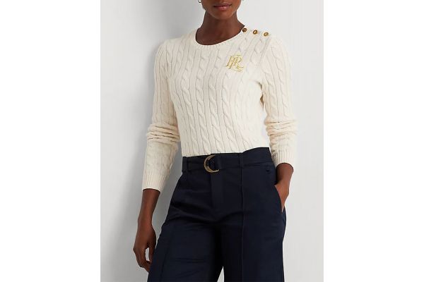 Γυναικείο Montiva Πουλόβερ Εκρού Ralph Lauren 200932223002-101