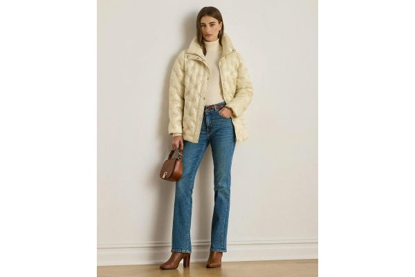 Γυναικείο Μπουφάν Μπεζ Ralph Lauren 297980104003-250