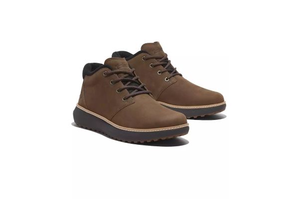 Men's Brown Hudson Road Mid Lace Up Chukka Boot Timberland TB0A69Q5-W07