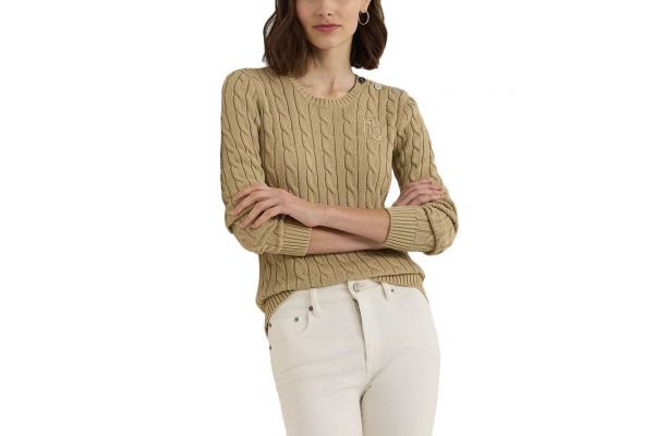 Γυναικείο Montiva Πουλόβερ Μπεζ Ralph Lauren 200932223005-270