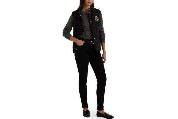 Γυναικείο Γιλέκο Μαύρο Ralph Lauren 297951276005-001