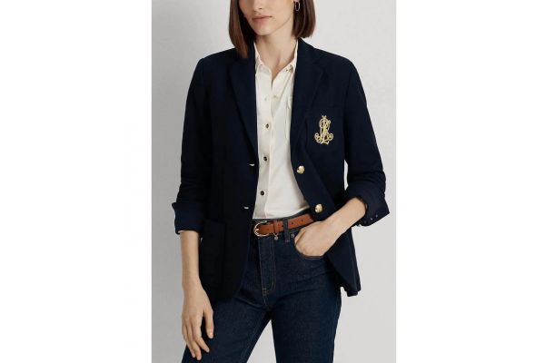 Women's Navy Blue ANFISA-LINED-JACKET Ralph Lauren 200797305005-410