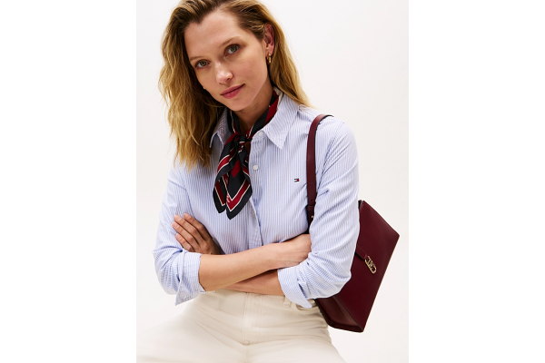 Γυναικείο TH Heritage Φουλάρι Navy Μπλε Tommy Hilfiger AW0AW17967-DW6