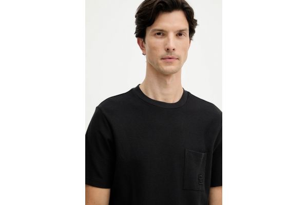 Ανδρικό T-shirt Μαύρο Tommy Hilfiger MW0MW39365-BDS