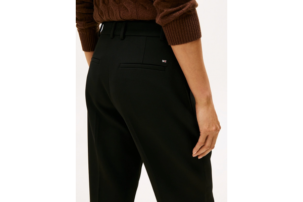 Women's Black Punto Slim Straight Pant Tommy Hilfiger WW0WW48355-BDS