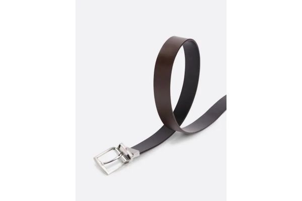 Men's Leather Navy Blue/Black Denton 3.5 Rev Belt Tommy Hilfiger AM0AM13012-DW6