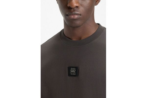 Men's Dark Brown Dogos RB T-Shirt Hugo 50549304-205