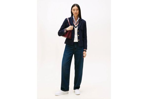 Γυναικείο Σακάκι Navy Μπλε Tommy Hilfiger WW0WW46660-C1G