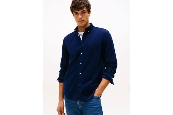 Ανδρικό Κοτλέ Πουκάμισο Navy Μπλε Tommy Hilfiger MW0MW40486-BCL