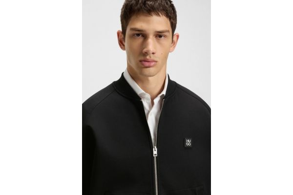 Men's Black Dargenzip Bomber Jacket Hugo 50542590-001