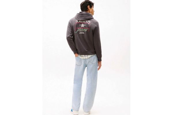 Ανδρικό Φούτερ Μαύρο Tommy Jeans DM0DM22085-BDS