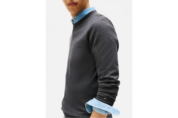 Ανδρικό Πουλόβερ Γκρι Tommy Hilfiger MW0MW39775-P92