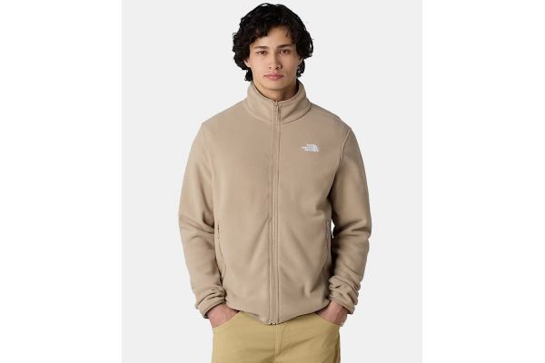 Men's Mushroom Grey M Glacier Fleece Jacket The North Face NF0A8D0R-BOX1