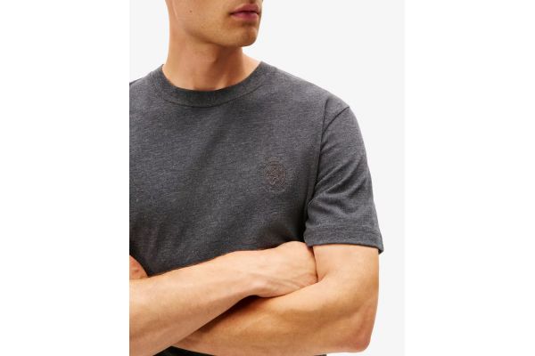 Men's Grey Small Crest Graphic Tee Tommy Hilfiger MW0MW40019-P98