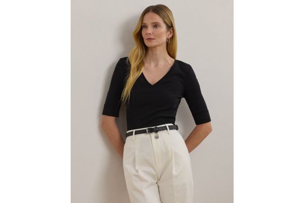 Γυναικείο Judy T-shirt Μαύρο Ralph Lauren 200815843003-001