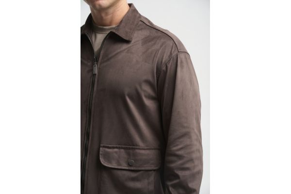 Men's Brown Jacket Royal Denim KITAMI5138-BROWN