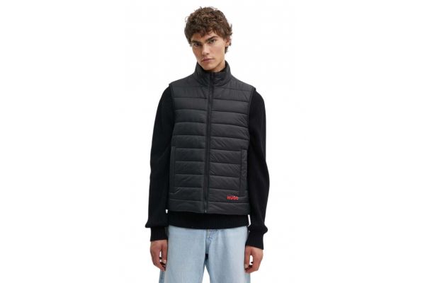 Men's Black Brentino2521 Vest Hugo 50544544-001