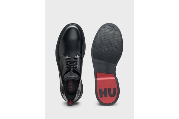 Ανδρικά Δερμάτινα Lenner Παπούτσια Μαύρα Hugo 50548550-001