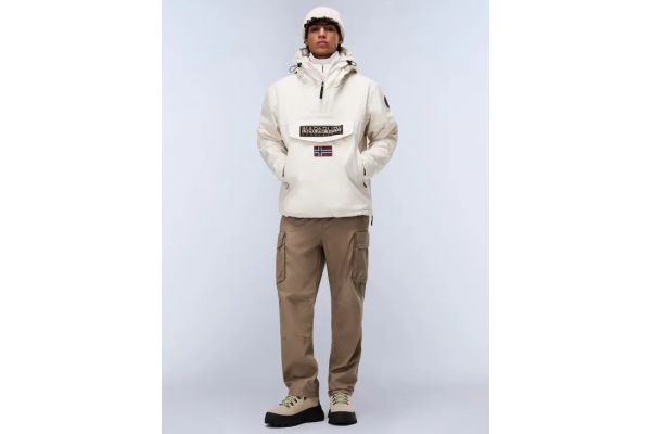 Men's White Rainforest Next Jacket Napapijri NP0A4IB9-N1J1