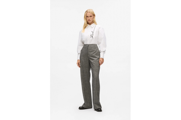 Γυναικείο Signature Πουκάμισο Λευκό Karl Lagerfeld A4W11014-100 WHITE