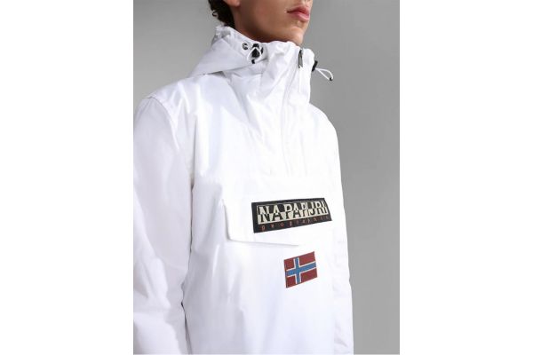 Men's White Rainforest Winter 3 Jacket Napapijri NP0A4GMC-0021