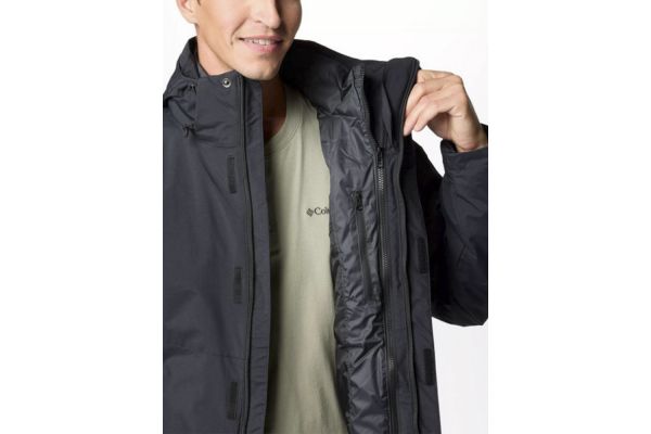 Men's Black Element Blocker III Interchange Jacket Columbia 2090122-010