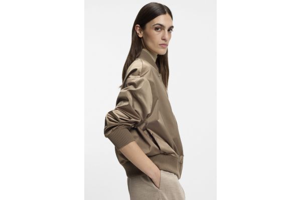 Women's Brown Pettica Jacket Boss 50546846-247