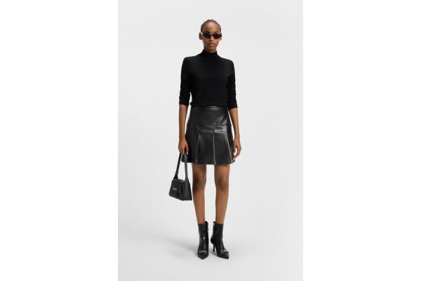 Women's Black Renore-1 Skirt Hugo 50550980-001