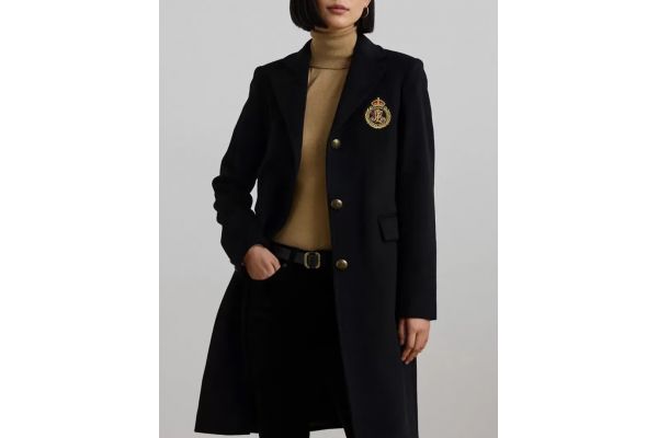 Γυναικείο Παλτό Navy Μπλε Ralph Lauren 297958509002-410