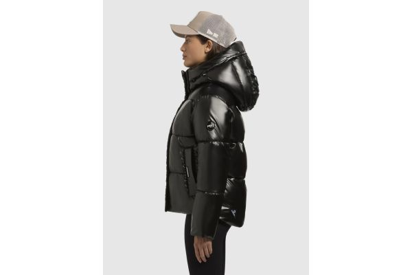 Γυναικείο Devina2 Shiny Μπουφάν Μαύρο Khujo KJ1085JK253-BLACK
