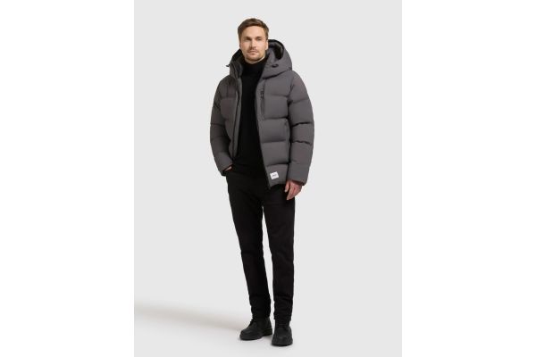 Men's Grey Silas3 Jacket Khujo KJ2070JK253-232