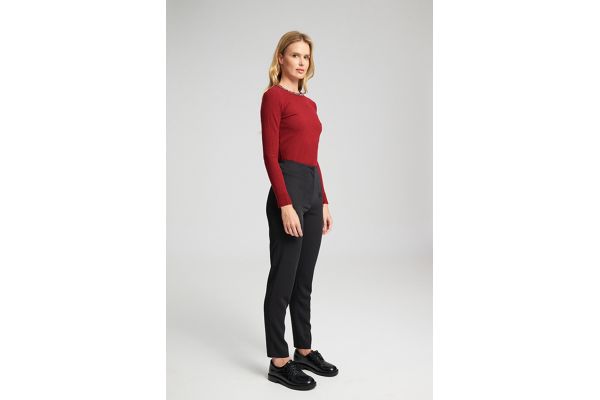 Women's Black Sofia Trousers Mind Matter MML25-02-03-022